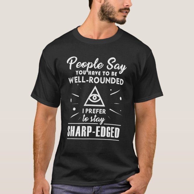 Camiseta Un meme divertidísimo y agudo que dice sarcast (Anverso)