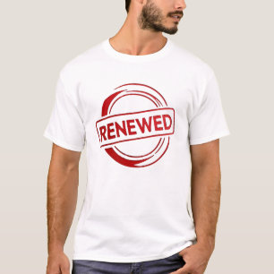 Camiseta Un mensaje multisignificado "RENOVADO"
