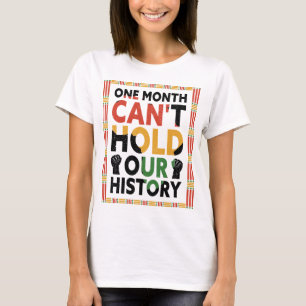 Camiseta Un mes no puede contener nuestro bloc de notas de 