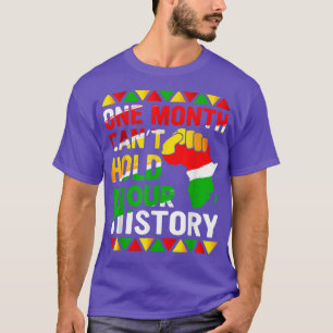 Camiseta Un mes no puede mantener nuestra historia en el Mo