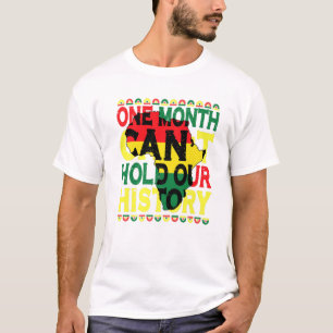 Camiseta Un mes no puede mantener nuestra historia en negro