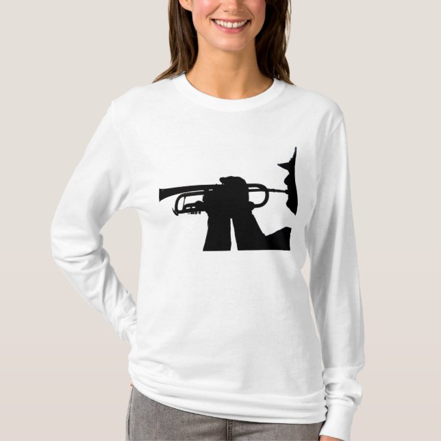 Camiseta Un miembro de servicio reproduce una melodía (Anverso)