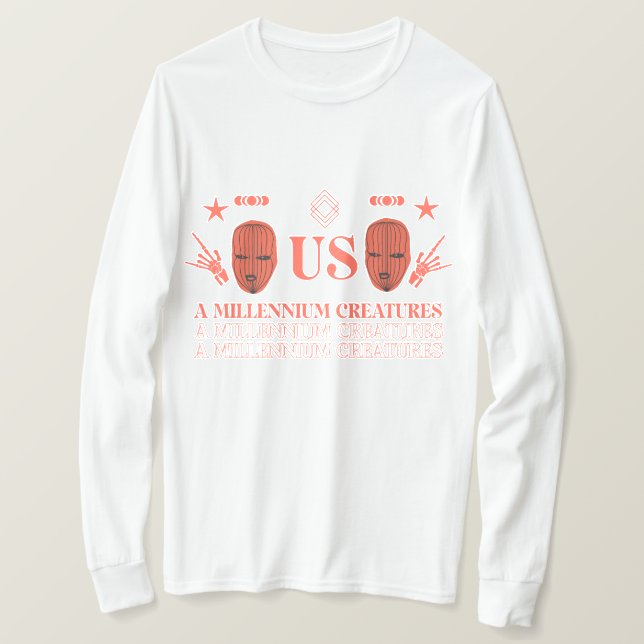 Camiseta Un milenio de criaturas (Anverso del diseño)