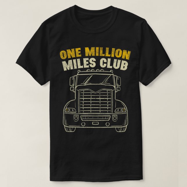 Camiseta Un Millón de Millas Club I Graciosa idea de regalo (Diseño del anverso)