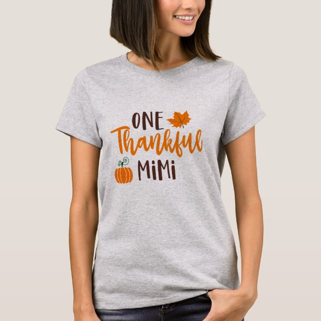 Camiseta Un Mimi Fall agradecido (Anverso)