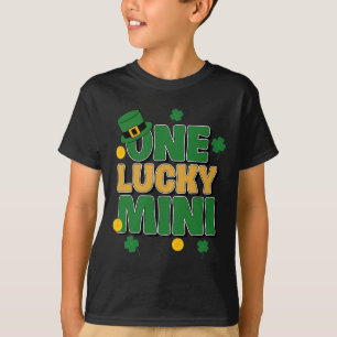 Camiseta Un Mini Afortunado Día de San Patricio Estilo Retr