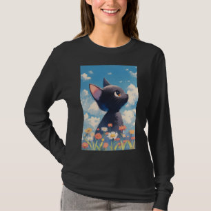 Camiseta Un misterio de pradera de gato