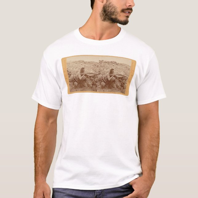 Camiseta Un Modoc valiente en el Warpath (1172) (Anverso)