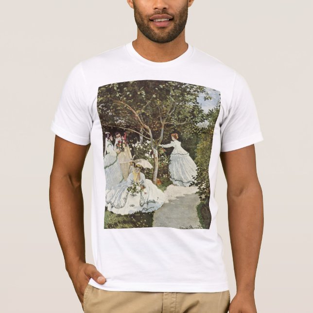 Camiseta Un molino de viento en Zaandam Claude Monet (Anverso)