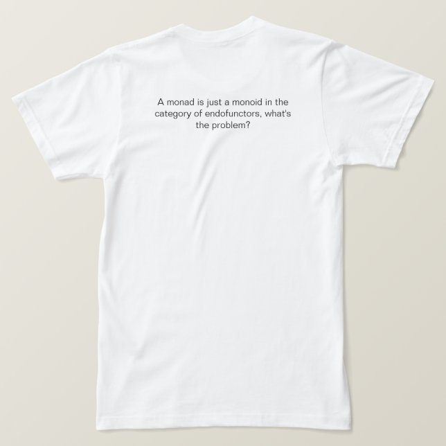 Camiseta Un monasterio (Reverso del diseño)
