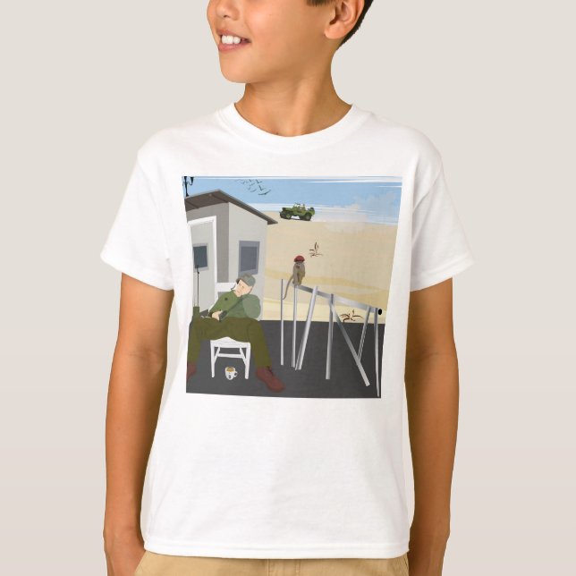 Camiseta Un mono robó una boina (Anverso)