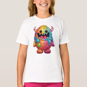 Camiseta Un monstruo de caramelo de dos cuernos