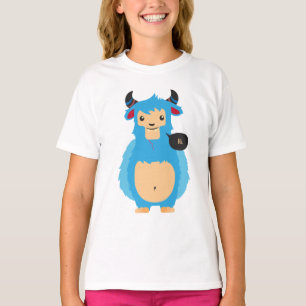 Camiseta Un monstruo gracioso diciendo hola