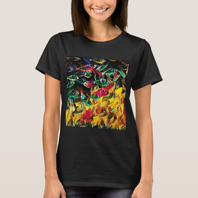Camiseta Un montón de peces (Anverso)