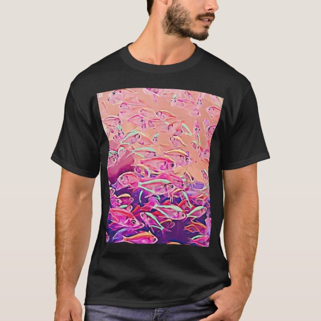 Camiseta Un montón de peces (Anverso)