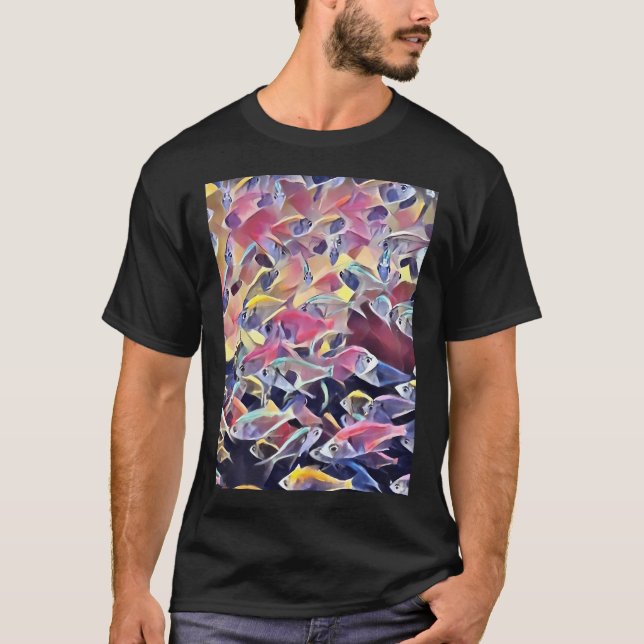 Camiseta Un montón de peces (Anverso)