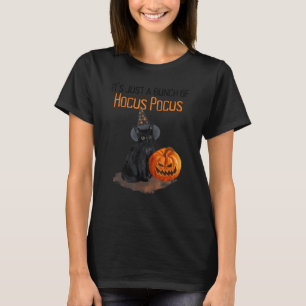 Camiseta Un montón de trucos de magia Gato negro Halloween