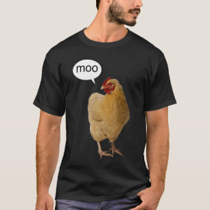 Camiseta Un moo que dice pollo