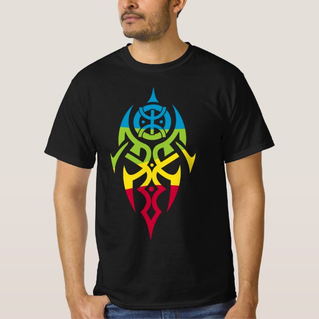 Camiseta Un Motif Amazigh Mixé A La Culture Celtes  (Anverso)