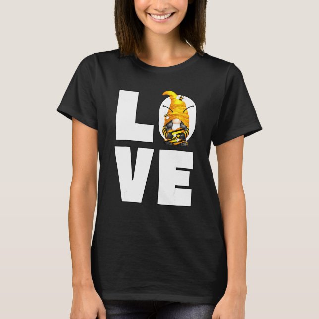 Camiseta Un Motivo De Abeja Para Las Mujeres Amar La Miel A (Anverso)