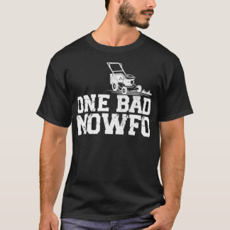 Camiseta Un Mowfo Malo Trabajador De La Oleada De Césped 1
