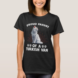 Camiseta Un mozo turco papá ORGULLOSO PADRE DE UN GATO VAN