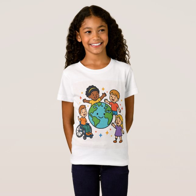 Camiseta Un mundo, todas las capacidades (Anverso completo)