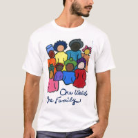 Un mundo, una familia, interracial, multicultural