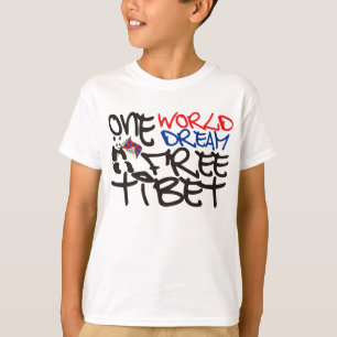 CAMISETA UN MUNDO UNO TÍBET LIBRE IDEAL