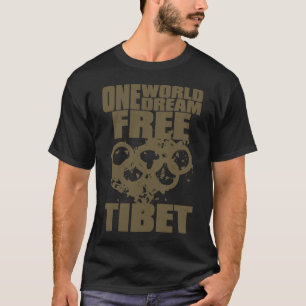 CAMISETA UN MUNDO UNO TÍBET LIBRE IDEAL