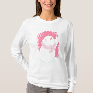 Camiseta Un muñeco de nieve que alcanza para un copo de