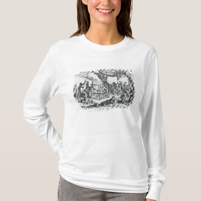 Camiseta Un nacimiento en un campo gitano (Anverso)