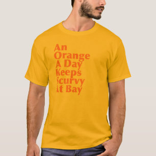 Camiseta Un Naranja al día mantiene el escurrimiento en la 