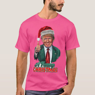 Camiseta Un Navidad de Trump - Humor festivo con Santa Dona