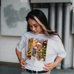 Camiseta Un Navidad Muy Doggy Cepillado