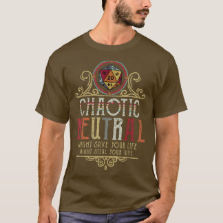 Camiseta Un Neutral caótico podría salvar tu vida robando V