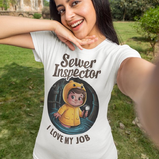 Camiseta Un niño con un valiente inspector de esclavos en u (Subido por el creador)