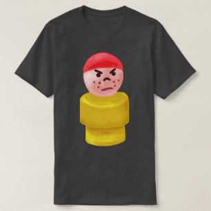 Camiseta Un niño pequeño y malhumorado