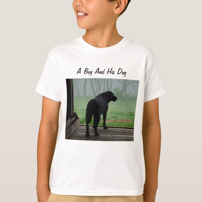 Camiseta Un Niño Y Su Perro (Anverso)