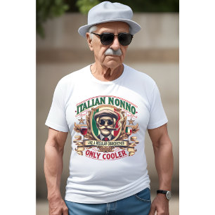 Camiseta Un no-italiano como un abuelo normal
