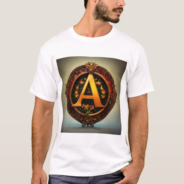 Camiseta Un nombre de alfabeto (Anverso)
