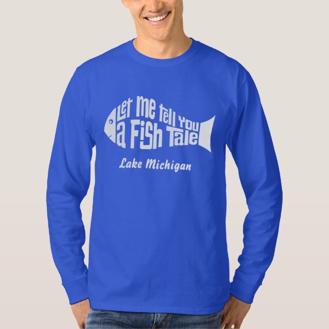 Camiseta Un nombre de lugar personalizado de la historia de (Anverso)