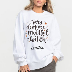 Camiseta Un nombre personalizado de brujería muy deprimente