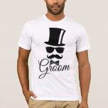 Camiseta Un novio gracioso<br><div class="desc">Diseño divertido y elegante para los hombres,  principalmente para los hombres clásicos e hipster.</div>