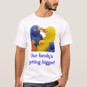 Camiseta Un nuevo bebé en la familia - Grupo de la familia 