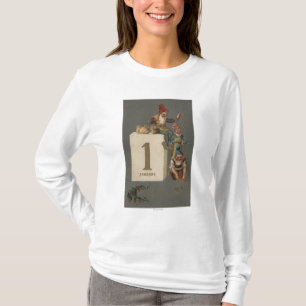 Camiseta Un nuevo dinero que lanza feliz de YearGnomes
