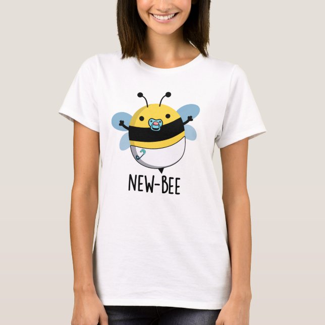 Camiseta Un nuevo error de insectos divertidos de Bee (Anverso)