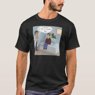 Camiseta Un oftalmólogo encuentra un flotador ocular de des