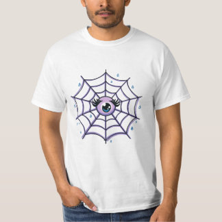 Camiseta Un ojo Personalizado lindo en una web espumosa