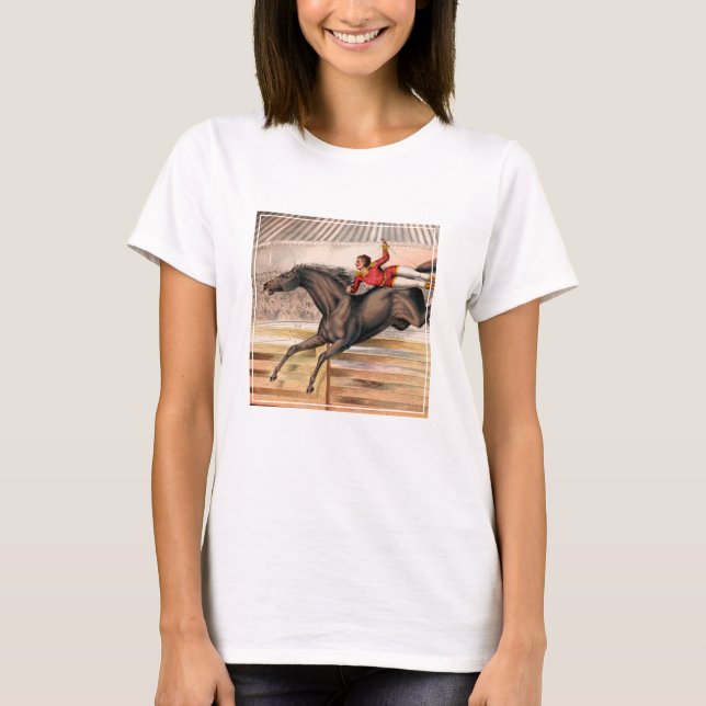 Camiseta Un Operador De Circo Montando Un Caballo De Bóveda (Anverso)